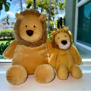 Jellycat Plush Stuffed Animal Bashful Lion & Jellycat Dozydou Lion